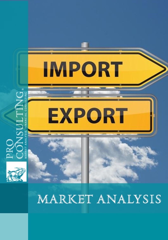 Analysis of export and import of food and agricultural products of Ukraine. 2018